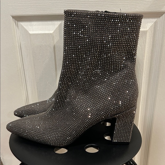 a new day Shoes - Rhinestone Ankle Boots Size 12